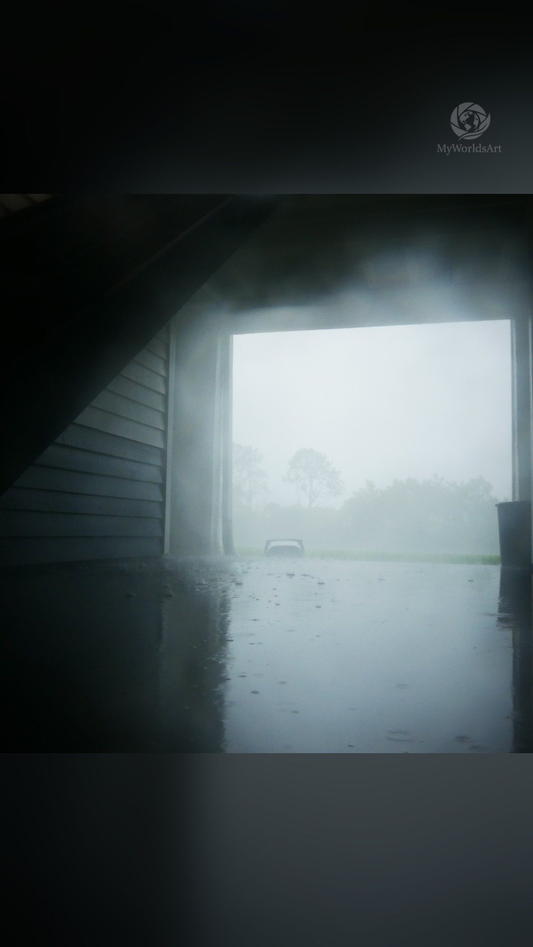 Doorway into fog